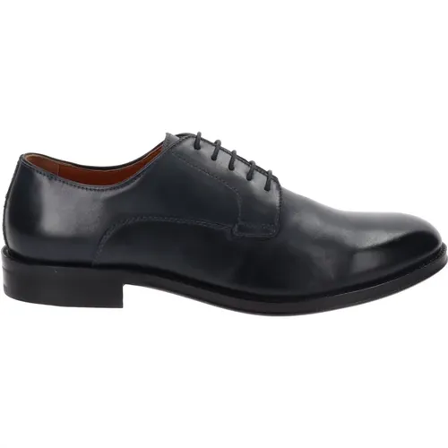 Leather Lace-up Shoes , male, Sizes: 7 UK, 8 UK, 9 UK - Nerogiardini - Modalova