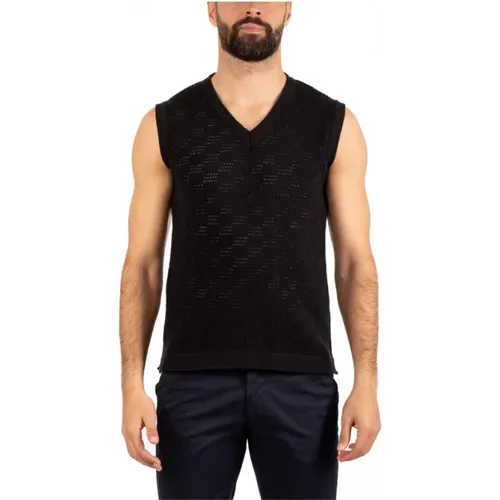 Men's Vest Stylish Design , male, Sizes: M, L, S - Daniele Alessandrini - Modalova