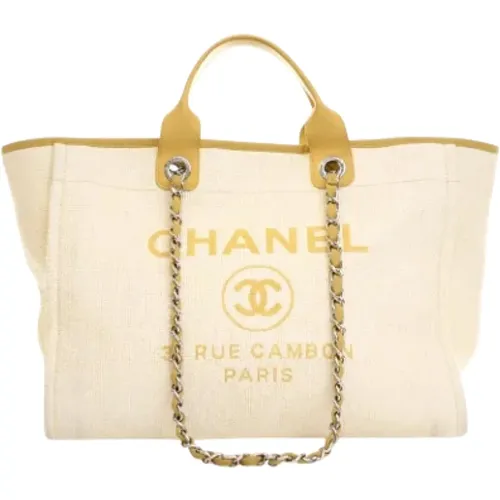 Pre-owned Canvas chanel-bags , female, Sizes: ONE SIZE - Chanel Vintage - Modalova