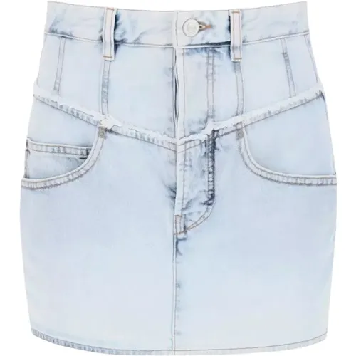 Hellblaue Jeansrock Isabel Marant - Isabel marant - Modalova