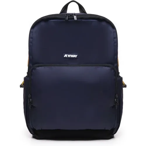 Laptop Backpack with Pockets , male, Sizes: ONE SIZE - K-way - Modalova