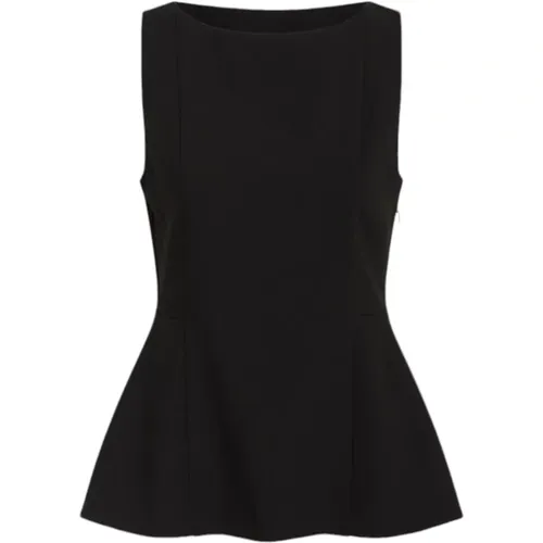 Elegante Peplum-Top mit Taillierter Passform , Damen, Größe: L - Heartmade - Modalova