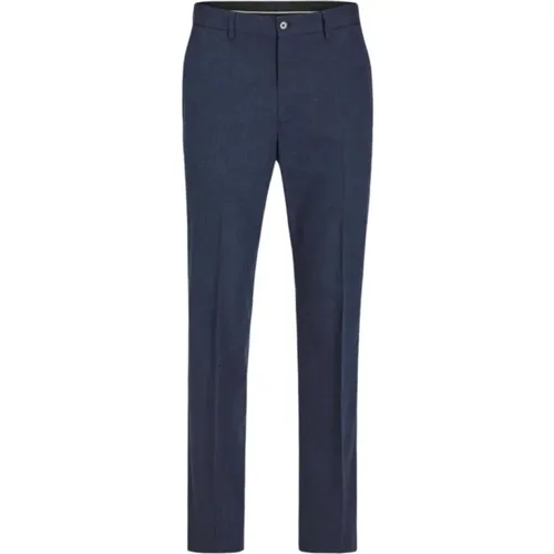 Riviera Linen Slim Fit Trousers , male, Sizes: L, 2XL, S, M, XL - jack & jones - Modalova