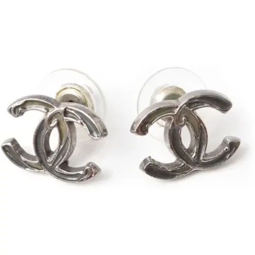 Pre-owned Metal earrings , female, Sizes: ONE SIZE - Chanel Vintage - Modalova