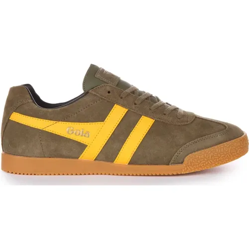 Retro Style Sneaker in Khaki Yellow , male, Sizes: 7 UK, 8 UK, 10 UK, 11 UK, 9 UK - Gola - Modalova