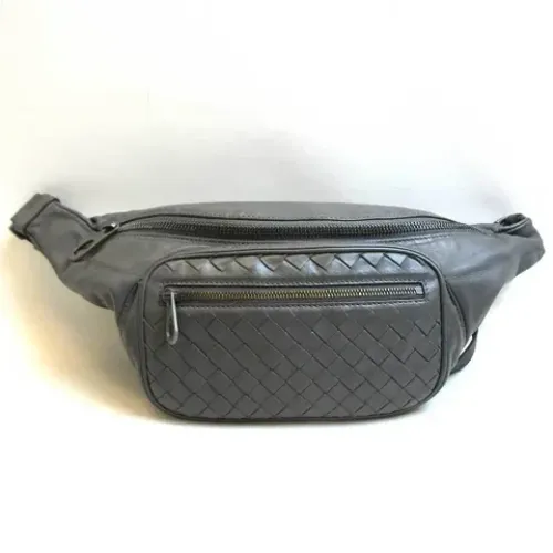 Pre-owned Leather Belt Bag , female, Sizes: ONE SIZE - Bottega Veneta Vintage - Modalova