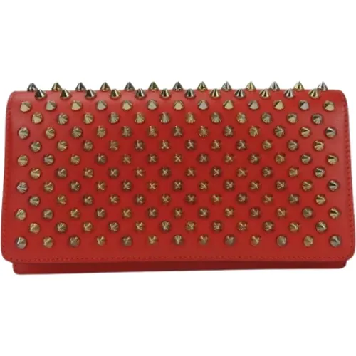 Pre-owned Leather wallets , female, Sizes: ONE SIZE - Christian Louboutin Pre-owned - Modalova