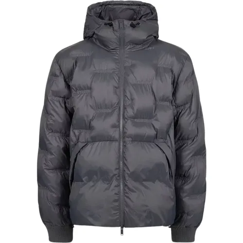 Nylonjacke mit Allover-Logo , Herren, Größe: 2XL - Iceberg - Modalova