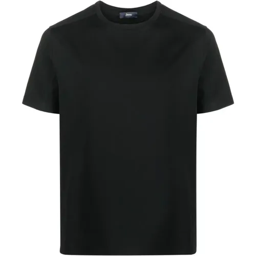 Stylish Logo T-Shirt , male, Sizes: S, XL, M - Herno - Modalova