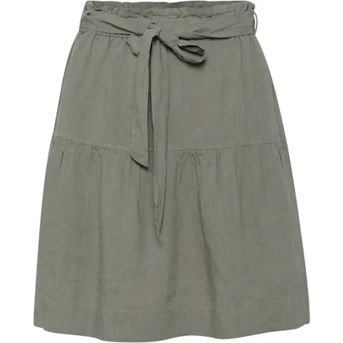 Feminine Skirt with Elastic Waistband and Tie , female, Sizes: M - Part Two - Modalova