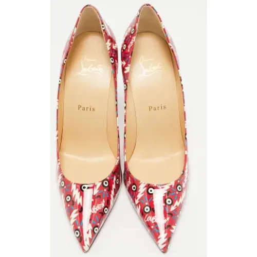 Pre-owned Fabric heels , female, Sizes: 5 UK - Christian Louboutin Pre-owned - Modalova