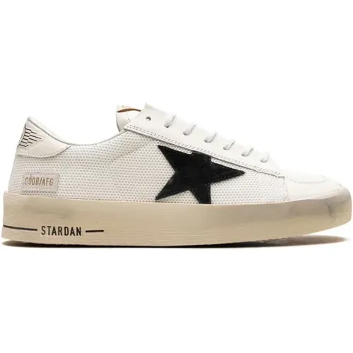 Black Stardan Sneakers , male, Sizes: 10 UK - Golden Goose - Modalova