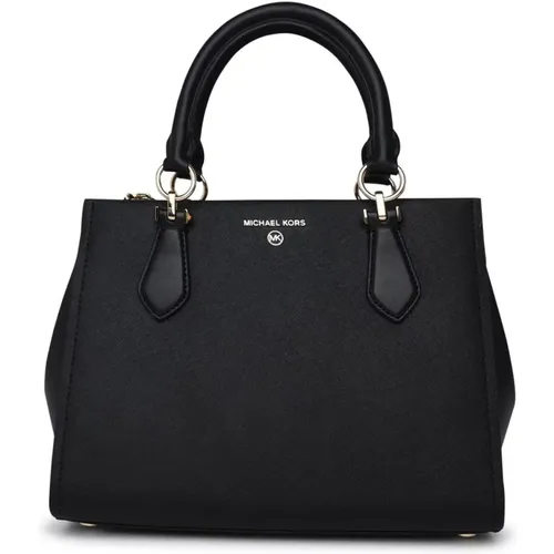 Borsa Marilyn in pelle nera , female, Sizes: ONE SIZE - Michael Kors - Modalova