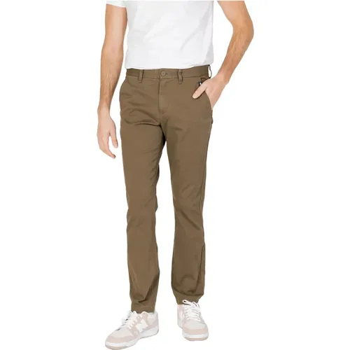 Grüne Chino Hose Frühling/Sommer , Herren, Größe: W31 L32 - Tommy Jeans - Modalova