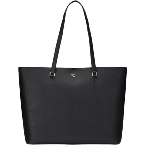 Leather Karly Tote Bag , female, Sizes: ONE SIZE - Ralph Lauren - Modalova
