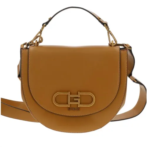 Stylish Eco Leather Bag with Adjustable Strap and Removable Handle , female, Sizes: ONE SIZE - Guess - Modalova