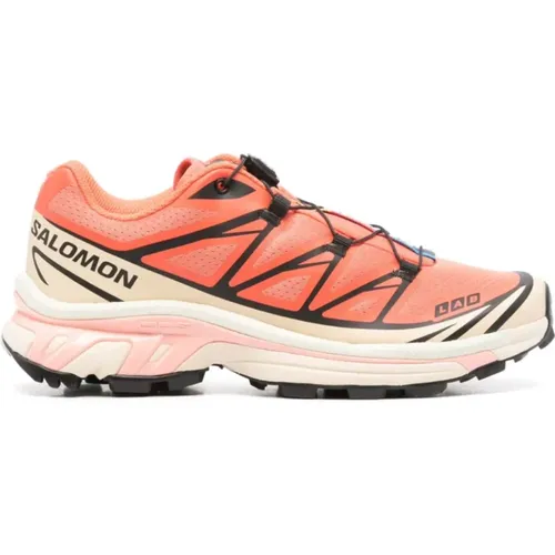 Koralle Schwarz Zement Trail Laufschuhe - Salomon - Modalova