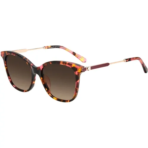 Dalila/S Sunglasses in Havana/ Shaded , female, Sizes: 54 MM - Kate Spade - Modalova