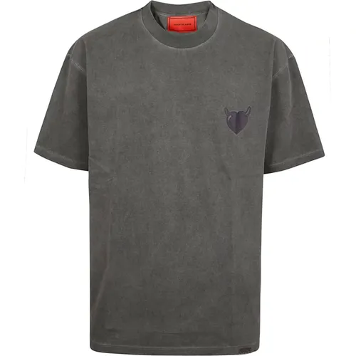 Stone Wash T-Shirt für Männer , Herren, Größe: XL - Vision OF Super - Modalova