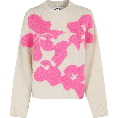 Jacquard Strickpullover - Essentiel Antwerp - Modalova