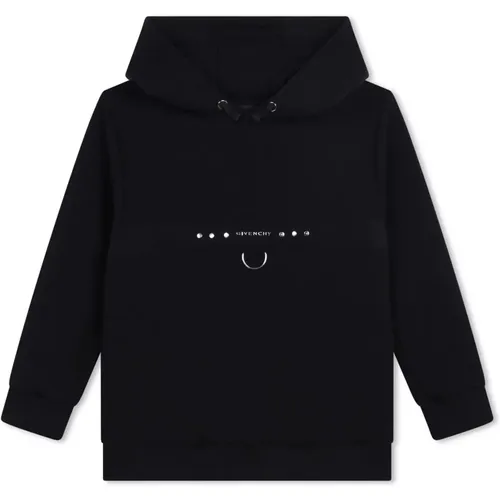 Kinder Schwarzer Pullover mit Kapuze - Givenchy - Modalova