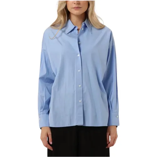 Hellblaue Stilvolle Bluse , Damen, Größe: XS - drykorn - Modalova