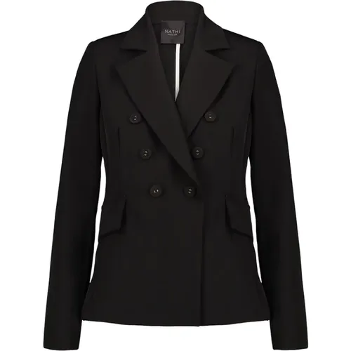 Elegante Schwarze Jacke , Damen, Größe: XS - Nathi Luxury - Modalova