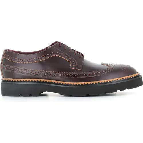 Bordeaux Lederschuhe mit Hoher Sohle - PS By Paul Smith - Modalova