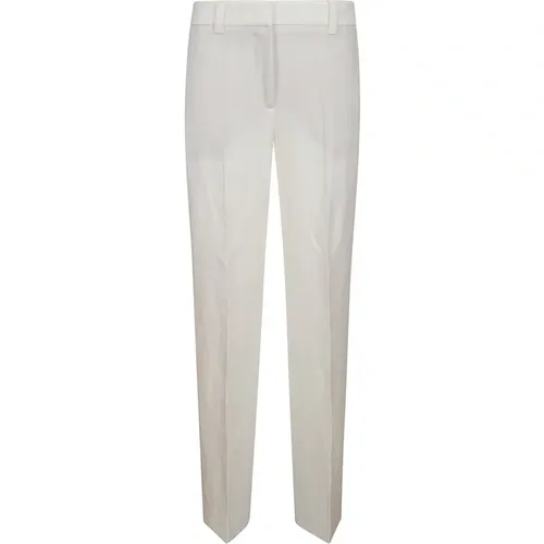 High-waisted Linen Pants , female, Sizes: XS, M - Incotex - Modalova