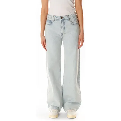 Vintage Straight Fit Mid Waist Jeans , Damen, Größe: W30 - Anine Bing - Modalova