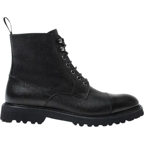 Jackie Grain Schwarze Schnürstiefel , Herren, Größe: 41 EU - Scarosso - Modalova