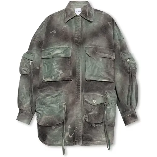 ‘Fern’ oversize jacket , female, Sizes: 2XS - The Attico - Modalova