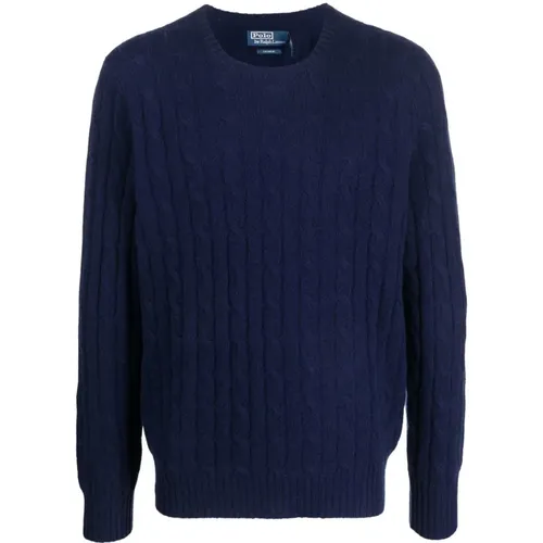 Navy Pullover Sweater , Herren, Größe: XL - Ralph Lauren - Modalova