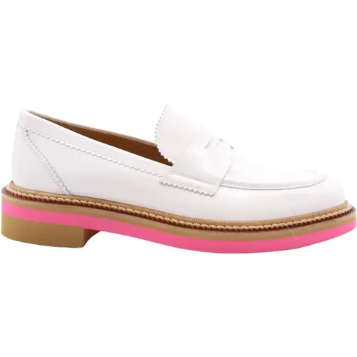 Stylish Moccasin Shoes , female, Sizes: 5 UK, 4 UK, 5 1/2 UK, 6 UK, 7 UK - Pertini - Modalova