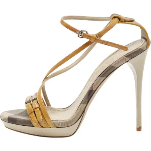 Pre-owned Canvas sandals - Burberry Vintage - Modalova