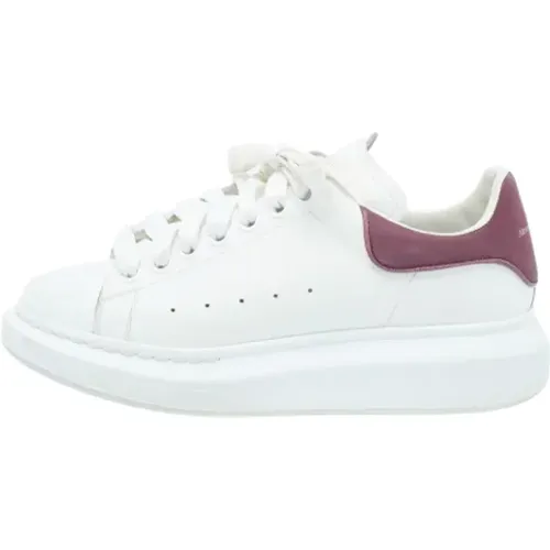 Pre-owned Leather sneakers , female, Sizes: 5 1/2 UK - Alexander McQueen Pre-owned - Modalova