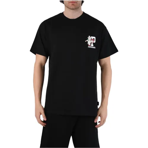 Metzger T-Shirt mit Front- und Rückendruck , Herren, Größe: L - Propaganda - Modalova