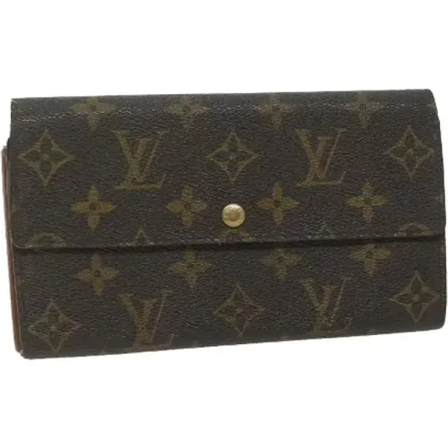 Pre-owned Canvas wallets , female, Sizes: ONE SIZE - Louis Vuitton Vintage - Modalova