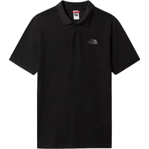 Polo Piquet Schwarz Baumwolle Herren , Herren, Größe: S - The North Face - Modalova