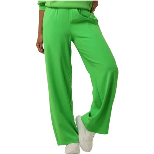 Grüne Weite Hose , Damen, Größe: XS - Selected Femme - Modalova