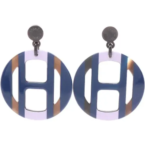 Pre-owned Fabric earrings , female, Sizes: ONE SIZE - Hermès Vintage - Modalova