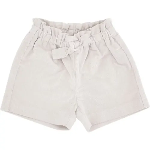 Gerippte Baumwoll-Bermuda-Shorts Grau - Il Gufo - Modalova