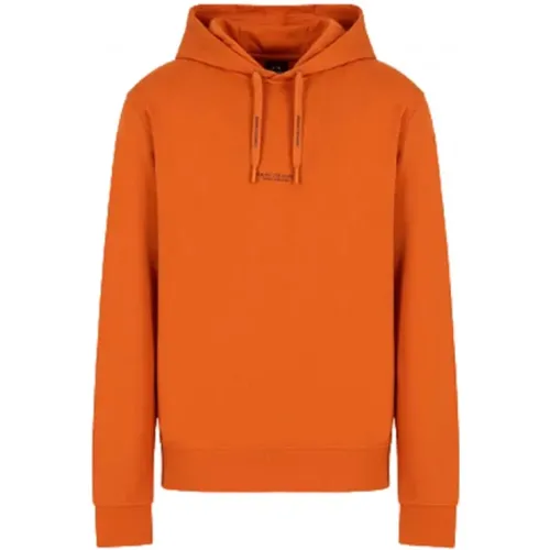 Oranger Sweatshirt , Herren, Größe: M - Armani Exchange - Modalova