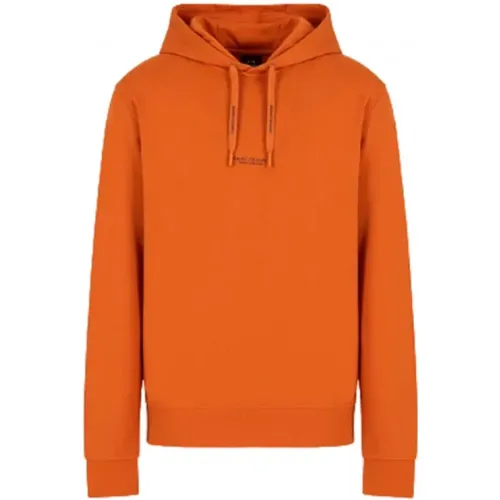 Oranger Sweatshirt , Herren, Größe: S - Armani Exchange - Modalova