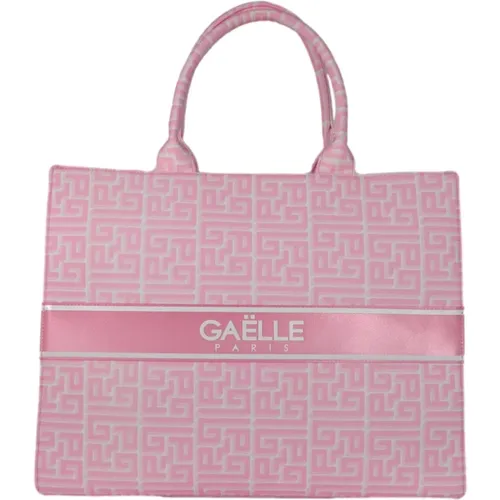 Canvas Maxi Shopper Bag , female, Sizes: ONE SIZE - Gaëlle Paris - Modalova
