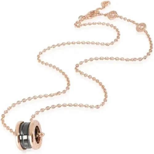 Pre-owned Rose Gold necklaces , female, Sizes: ONE SIZE - Bvlgari Vintage - Modalova