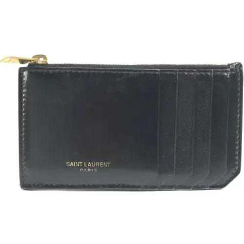 Pre-owned Leather wallets , male, Sizes: ONE SIZE - Yves Saint Laurent Vintage - Modalova