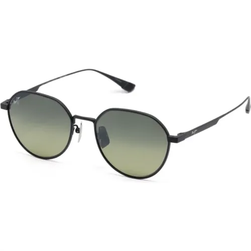 Matte Schwarze Sonnenbrille für den täglichen Gebrauch - Maui Jim - Modalova