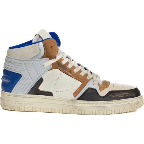 MultiColour Leather Sneaker La Grande , male, Sizes: 6 UK, 10 UK, 8 UK, 7 UK - Philippe Model - Modalova