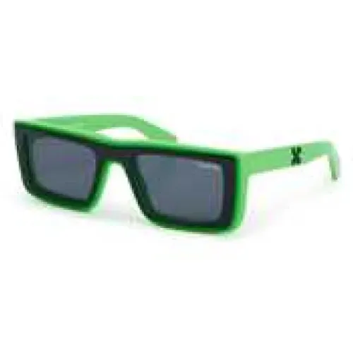 Grüne Sonnenbrille für Frauen - Off White - Modalova